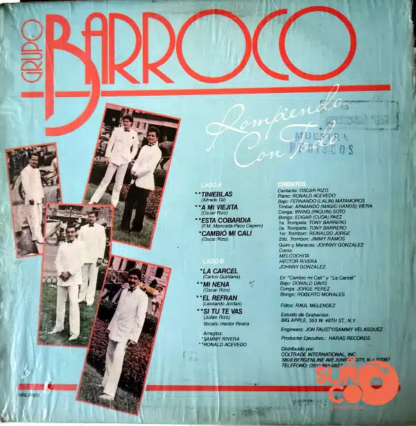 Disco de Vinilo Barroco - Rompiendo Con Todo Vinyl Record