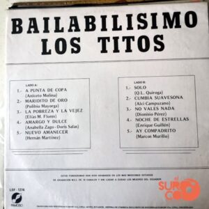 Disco de Vinilo Los Titos - Bailabilisimo Vinyl Record