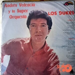 Disco de Vinilo Andrés Valencia - Andrés Valencia Y La Súper Orquesta Los Dukes Vinyl Record