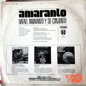 Disco de Vinilo Rafael Amaranto - Amaranto Vinyl Record