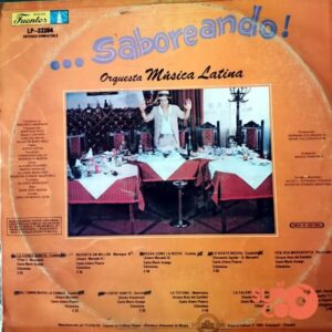 Disco de Vinilo Orquesta Música Latina - Saboreando! Vinyl Record