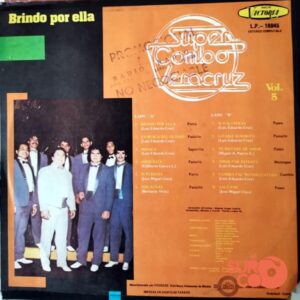 Disco de Vinilo Súper Combo Veracruz - Brindo Por Ella Vinyl Record