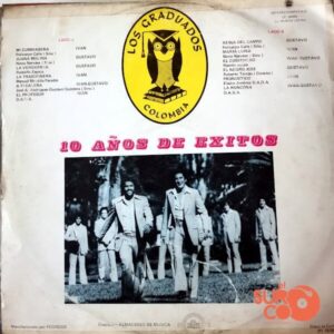 Disco de Vinilo Los Graduados - 10 Años De Éxitos Vinyl Record