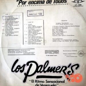Disco de Vinilo Los Palmer's - Por Encima De Todos Vinyl Record