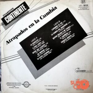 Disco de Vinilo Cuarteto Continente - Atrapados En La Cumbia Vinyl Record