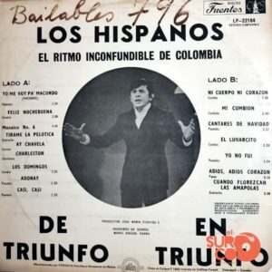 Disco de Vinilo Los Hispanos - De Triunfo En Triunfo Vinyl Record