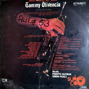 Disco de Vinilo Tommy Olivencia - Sweat Trumpet Hot Salsa Vinyl Record