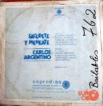 Disco de Vinilo Carlos Argentino - Sacúdete Y Menéate Vinyl Record