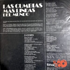 Disco de Vinilo Jaime Llano González - Las Cumbias Más Lindas Del Mundo Vinyl Record