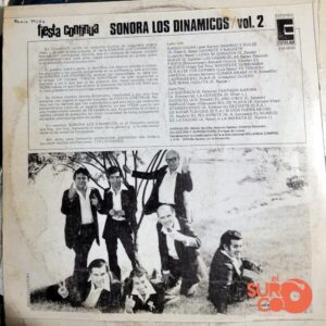 Disco de Vinilo Sonora Los Dinámicos - Fiesta Continua Vol. 2 Vinyl Record