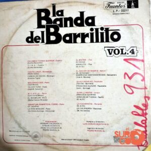 Disco de Vinilo La Banda Del Barrilito - Noches De Taberna Vol.4 Vinyl Record
