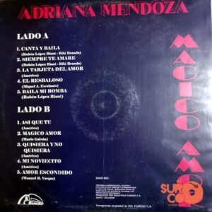 Disco de Vinilo Adriana Mendoza - Mágico Amor Vinyl Record