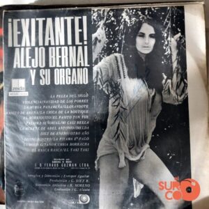 Disco de Vinilo Alejo Bernal - Alejo Bernal Y Su Órgano Vinyl Record