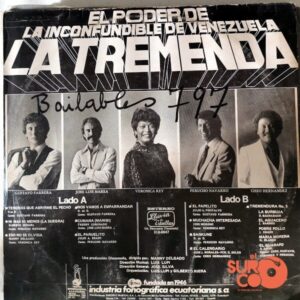 Disco de Vinilo La Tremenda - El Poder De La Inconfundible De Venezuela Vinyl Record