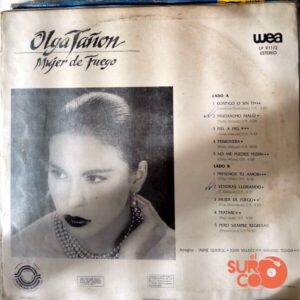 Disco de Vinilo Olga Tañón - Mujer De Fuego Vinyl Record