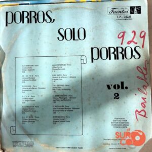 Disco de Vinilo Varios - Porros, Solo Porros Vol.2 Vinyl Record