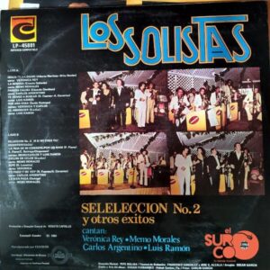 Disco de Vinilo Los Solistas - Selección No. 2 Y Otros Éxitos Vinyl Record