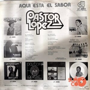Disco de Vinilo Pastor López - Aquí Está El Sabor!!! Vinyl Record