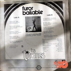 Disco de Vinilo Los Titanes - Furor Bailable Vinyl Record