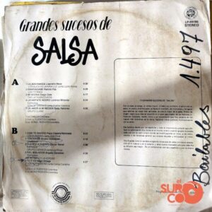 Disco de Vinilo Varios - Grandes Sucesos De Salsa Vinyl Record