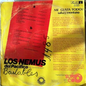 Disco de Vinilo Los Nemus Del Pacífico - Me Gusta Todo Vinyl Record