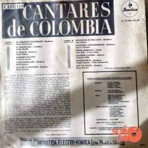 Disco de Vinilo Varios - Cantares De Colombia Vinyl Record
