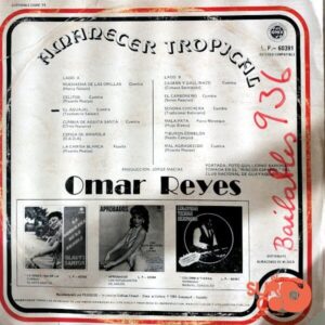 Disco de Vinilo Omar Reyes - Amanecer Tropical Vinyl Record