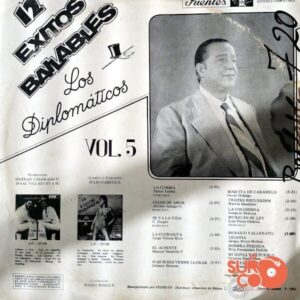 Disco de Vinilo Los Diplomáticos - 12 Éxitos Bailables Vol. 5 Vinyl Record