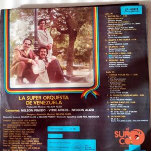Disco de Vinilo Nelson Alizo - La Súper Orquesta De Venezuela Vinyl Record