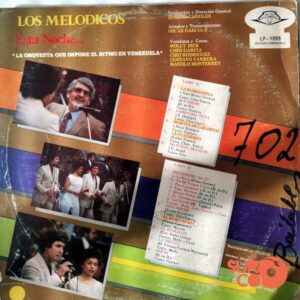 Disco de Vinilo Los Melódicos - Esta Noche Vinyl Record