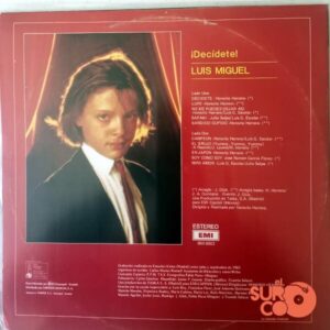 Disco de Vinilo Luis Miguel - Decídete Vinyl Record