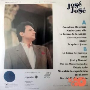 Disco de Vinilo José José - Grandeza Mexicana Vinyl Record