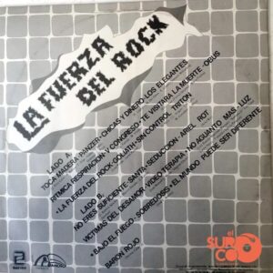 Disco de Vinilo Varios - La Fuerza Del Rock (Promocional) Vinyl Record