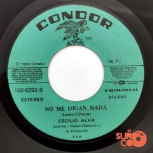 Disco de Vinilo Cecilio Alva - El Rompecabeza / No Me Digan Nada Vinyl Record