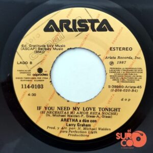 Disco de Vinilo Aretha Franklin - Jumpin' Jack Flash / If You Need My Love Tonight (Promocional) Vinyl Record