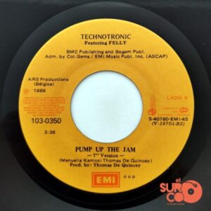 Disco de Vinilo Technotronic - Pump Up The Jam Vinyl Record