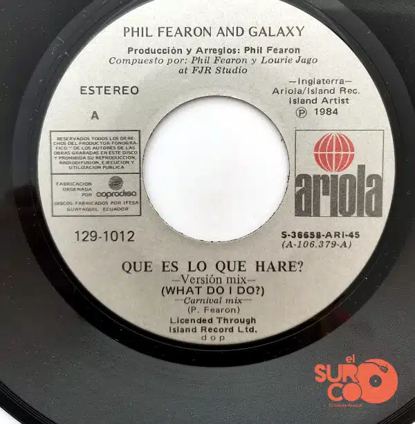 Disco de Vinilo Phil Fearon & Galaxy - What Do I Do? Vinyl Record