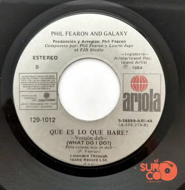 Disco de Vinilo Phil Fearon & Galaxy - What Do I Do? Vinyl Record