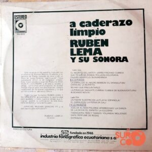 Disco de Vinilo Rubén Lema - A Caderazo Limpio Vinyl Record