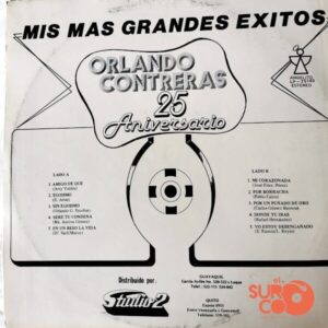 Disco de Vinilo Orlando Contreras - 25 Aniversario Vinyl Record