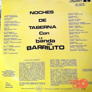 Disco de Vinilo La Banda Del Barrilito - Noches De Taberna Vinyl Record