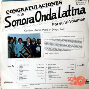 Disco de Vinilo Sonora Onda Latina - Congratulaciones A La Sonora Onda Latina Por Su 8° Volumen Vinyl Record