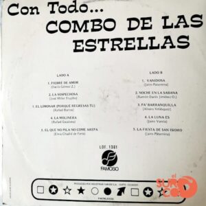 Disco de Vinilo Combo De Las Estrellas - Con Todo… Combo De Las Estrellas Vinyl Record