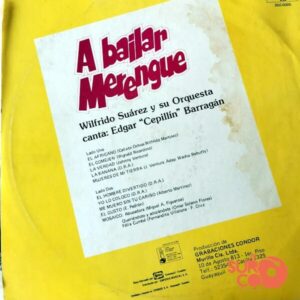 Disco de Vinilo Wilfrido Suárez Y Su Orq. - A Bailar Merengue Vinyl Record