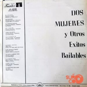 Disco de Vinilo Dos Mujeres - Dos Mujeres Y Otros Éxitos Bailables Vinyl Record