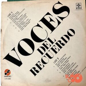 Disco de Vinilo Varios - Voces Del Recuerdo Vinyl Record