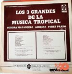 Disco de Vinilo Varios - Los Tres Grandes De La Música Tropical Vinyl Record