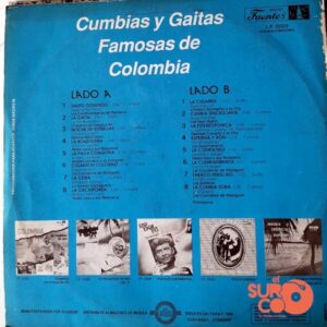 Disco de Vinilo Varios - Cumbias Y Gaitas Famosas De Colombia Vinyl Record