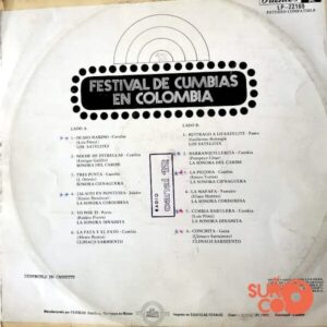 Disco de Vinilo Varios - Festival De Cumbias En Colombia Vinyl Record