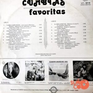 Disco de Vinilo Varios - Cumbias Favoritas Vinyl Record